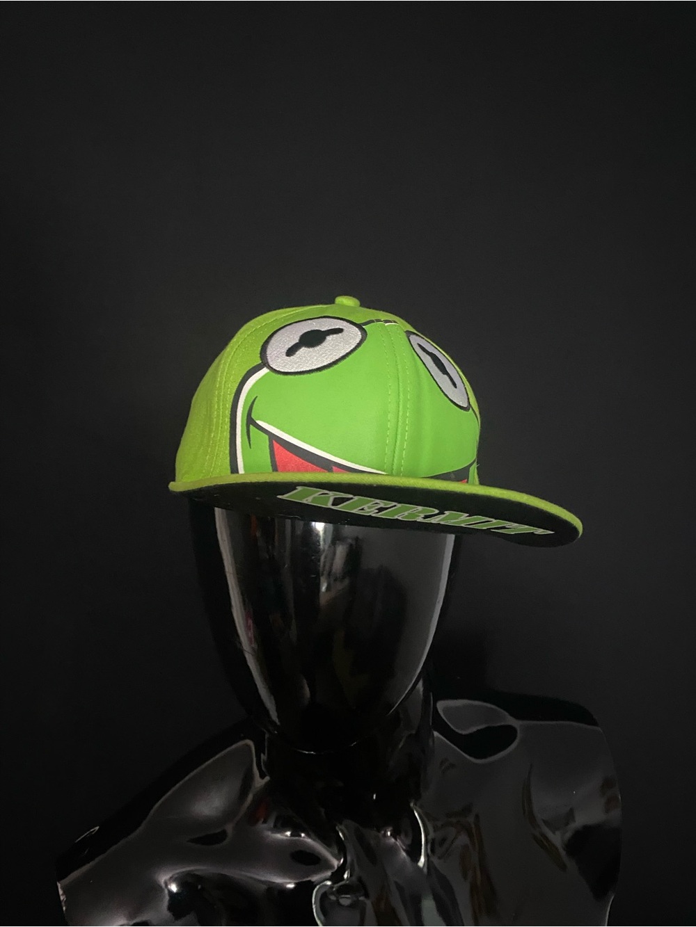 Unisex Kermit the Frog Green Character Snapback Hat